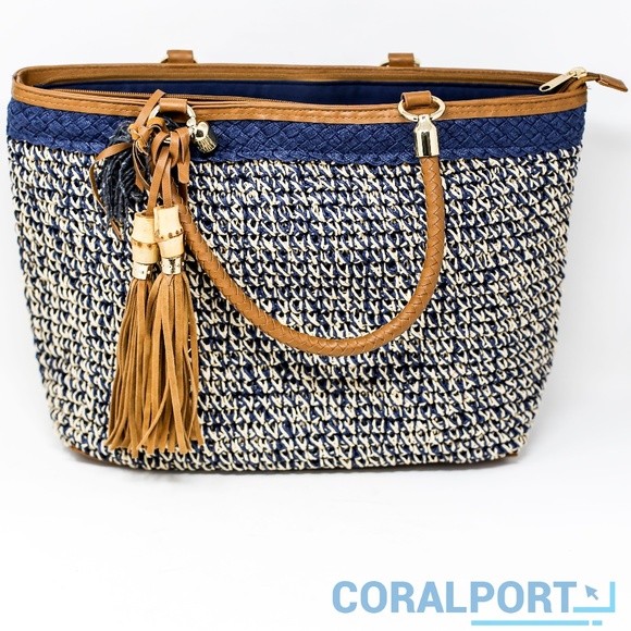 Giani Bernini Braided Woven Extra-Large Tote - Picture 3 of 4